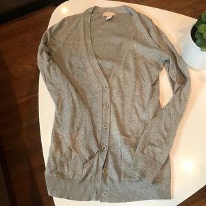 Banana republic gray cardigan